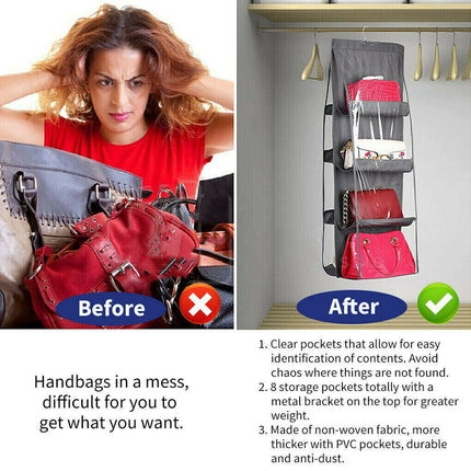 Handbag Storage Bag Holder Hanging Organizer Shelf - salelink.co.nz