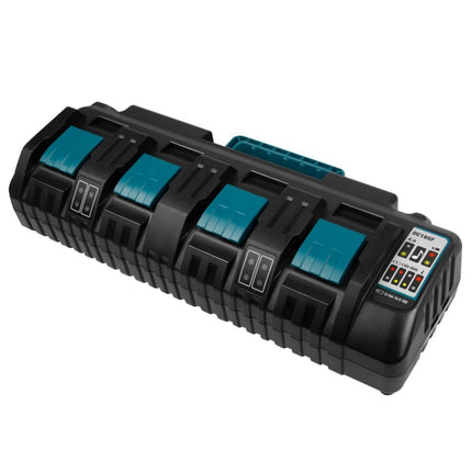 DC18SF 4 Port Charger Fits Makita 18V Battery