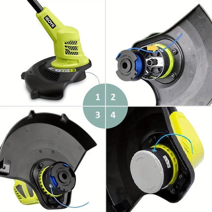 AC14RL3A String Trimmer Spool for Ryobi Weed Wacker String (12+3Pack)