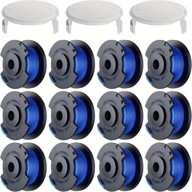 AC14RL3A String Trimmer Spool for Ryobi Weed Wacker String (12+3Pack)