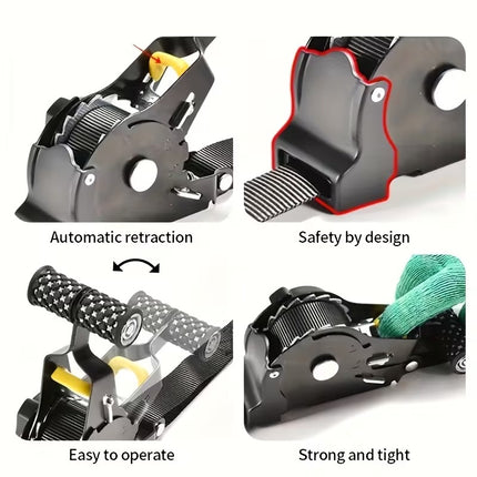 Retractable Auto Ratchet Strap