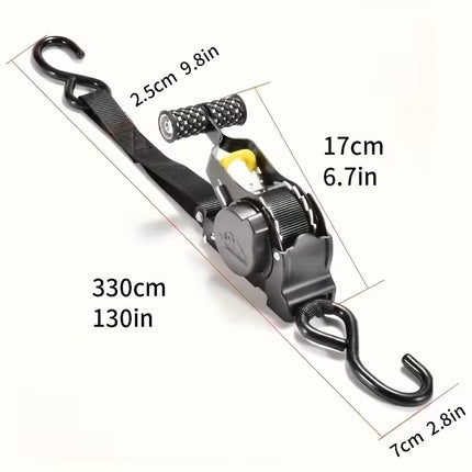 Retractable Auto Ratchet Strap