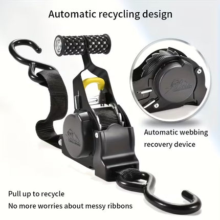 Retractable Auto Ratchet Strap