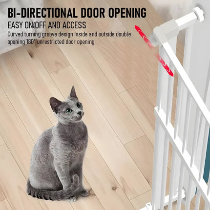 Extra Tall 150cm Pet Security Gate Safety Guard Adjustable - salelink.co.nz
