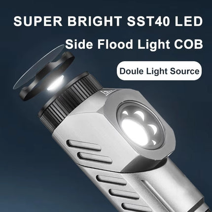 Rotate Flashlight LED Work Light Torch