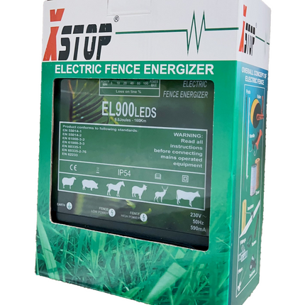 160KM XSTOP EL900LEDS Electric Fence Energiser