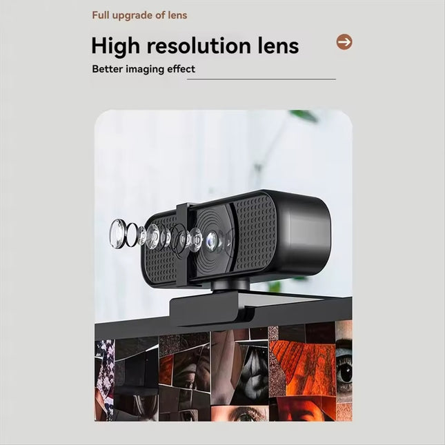 2K Webcam with Microphone