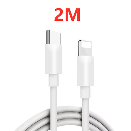 2M 27W PD QC Fast Charging Lightning To USB Type C Cable for iPhone