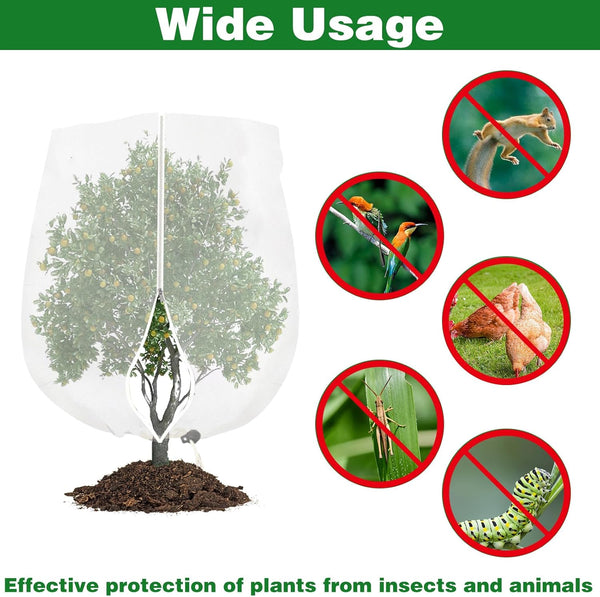 2x Garden Netting Bags 0.7M*1M