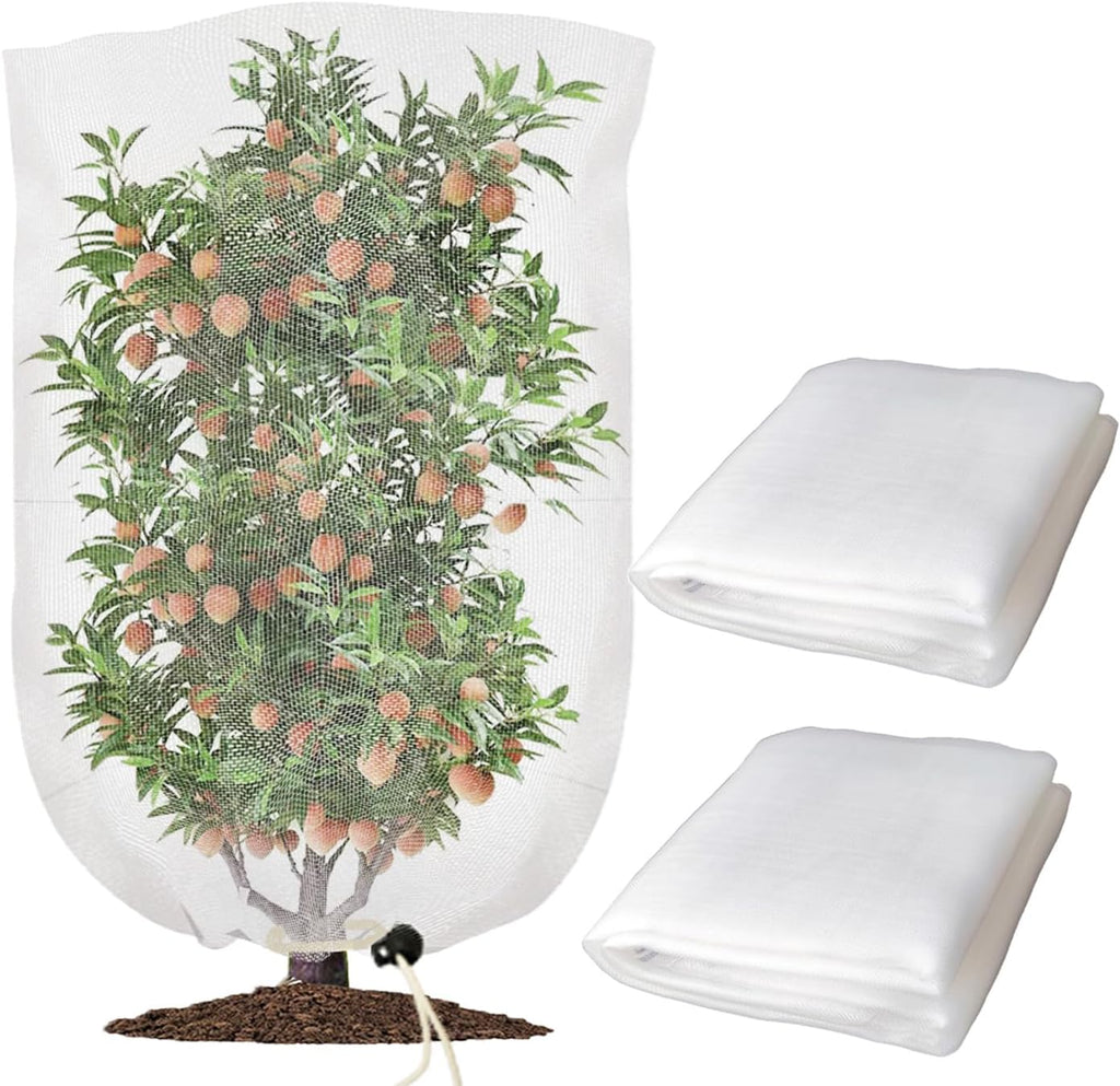 2x Garden Netting Bags 0.7M*1M