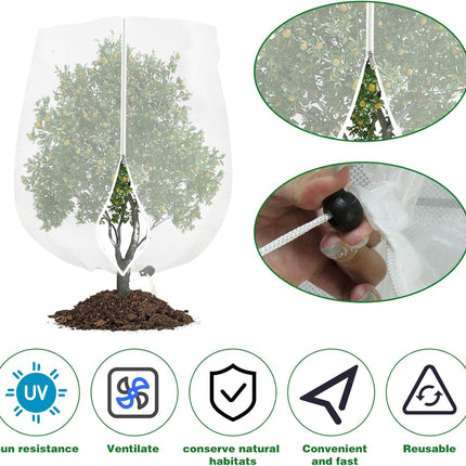 2x Garden Netting Bags 0.7M*1M