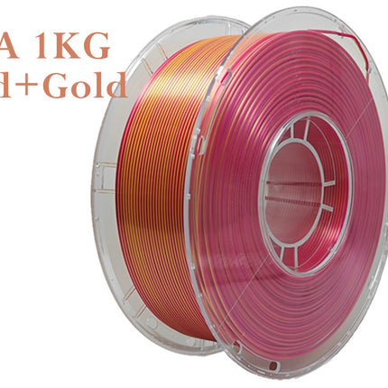 PLA 3D Printing Filament 1KG - Red+Gold - salelink.co.nz
