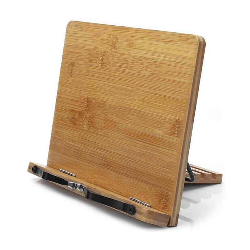 34x24cm Book Music Stand Bamboo iPad Tablet Holder