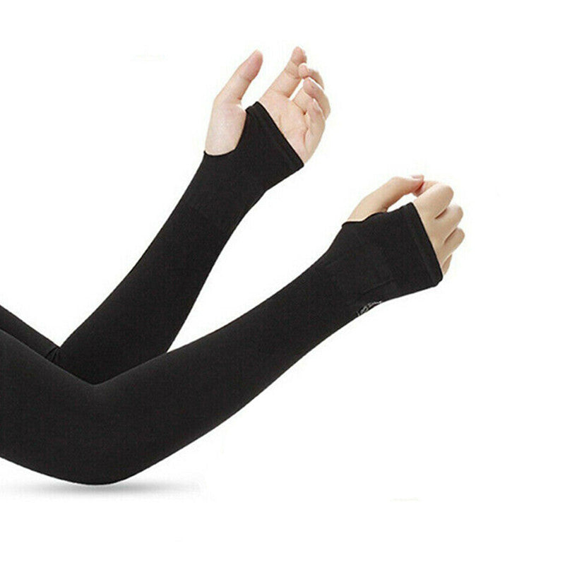 Cooling Sport Arm Sleeves Sun UV Protection Covers Cycling Golf Tennis