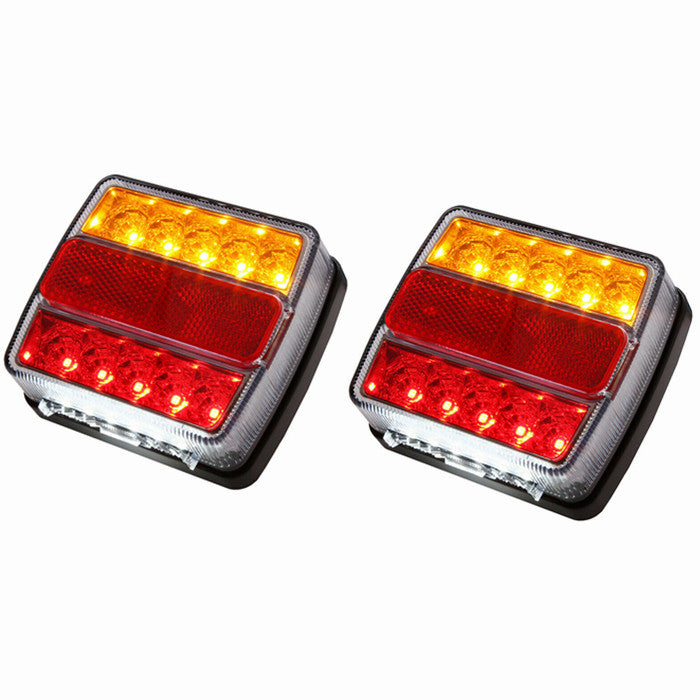 2X Submersible Trailer Tail lights LED Stop Tail Lights Kit