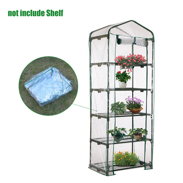 PVC Greenhouse Cover - 5 Tier (Not including The Shelf)