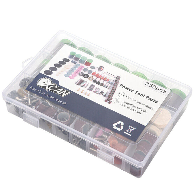 350PCS Rotary Tool Accessories Kit Grinding Polishing Shank Craft Bits - salelink.co.nz