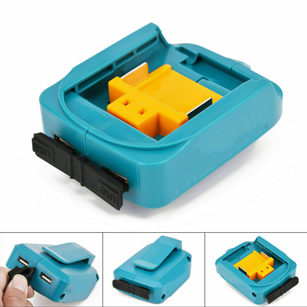 For Makita ADP05 14-18V USB Charger Adapter Converter Li-ion Battery