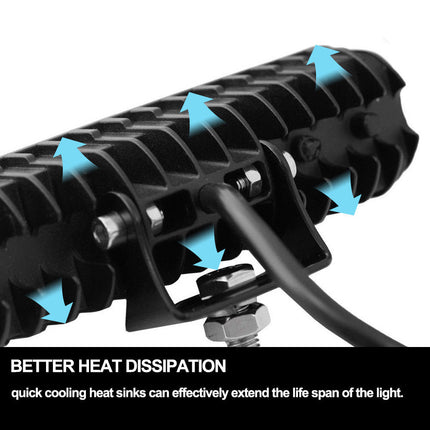 4x 6inch 30W LED Work Driving Light Bar Flood