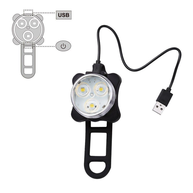 Bicycle Bike Lights Front Rear Tail Light Lamp