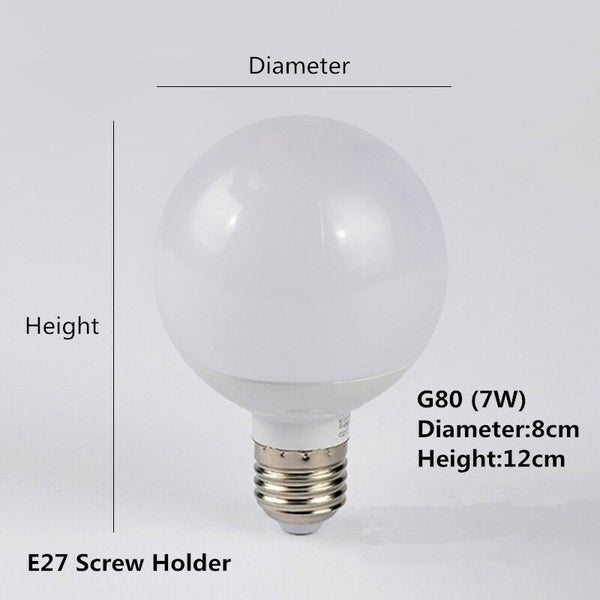 E27 LED White Bulb 7W - Warm White