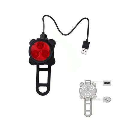 Bicycle Bike Lights Front Rear Tail Light Lamp
