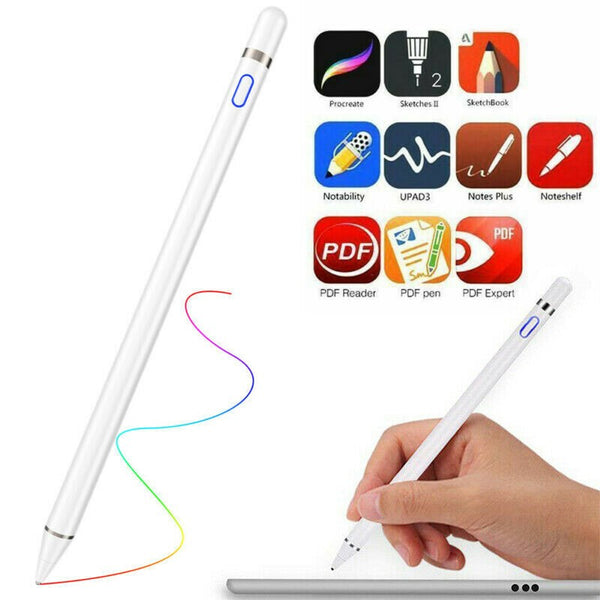 Digital Active Stylus Pen Pencil For Apple iPad Touchscreen Fine Tip 1.4mm New