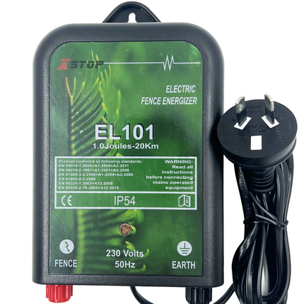 XSTOP EL101 20km Electric Fence Energiser 240V - salelink.co.nz