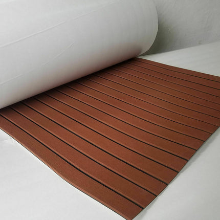 90x240cm EVA Foam Teak Sheet Boat Decking Faux Marine Floor Board - salelink.co.nz