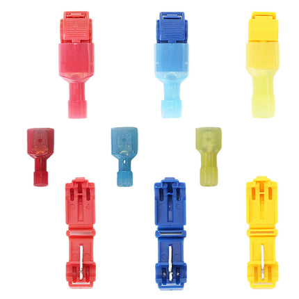 260PCS T-Tap Electrical Wire Crimp Terminals Quick Splice Cable Connectors Kit - salelink.co.nz