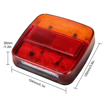 12V LED Tail Lights Trailer Light - salelink.co.nz