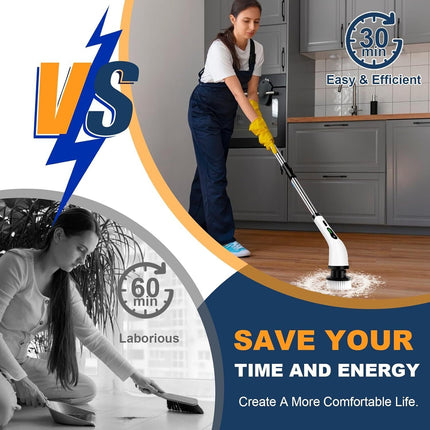 Electric Cleaning Brush Spin Scrubber