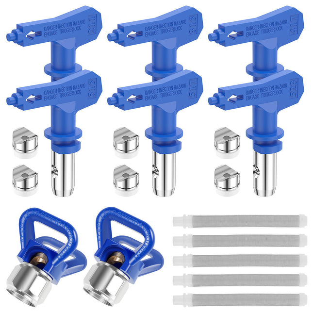 Airless Paint Sprayer Tips Spray Gun Nozzle Filters - salelink.co.nz