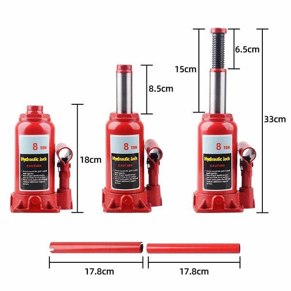 8 Ton Hydraulic Bottle Jack