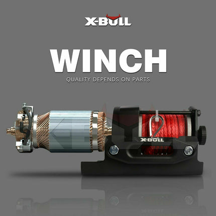 X-BULL Electric Winch Boat 3000LBS 12V Synthetic Rope Wireless Remote ATV UTV