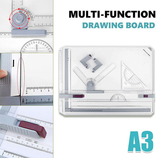 PRO A3 Drawing Board Table with Parallel Motion and Adjustable Angle Drafting