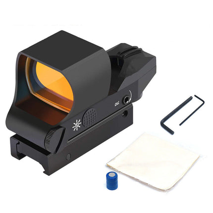 20mm Rail Tactical Red Dot Sight Holographic Reflex Scope - salelink.co.nz