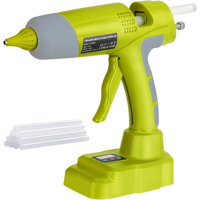 Cordless Hot Glue Gun Compatible with Ryobi 18V Battery - salelink.co.nz