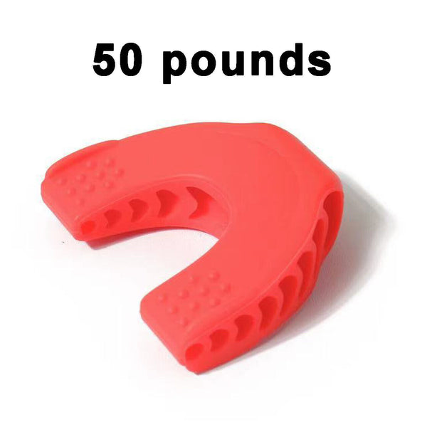 Red 50 Pounds Jaw Exerciser Jawline Exerciser Toner