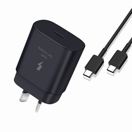 25W Super Fast Wall Charger Type-C Cable For Samsung Galaxy S25 24 22 S23 Ultra - salelink.co.nz