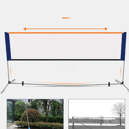 Portable Badminton Net Set 4.1m + Balls
