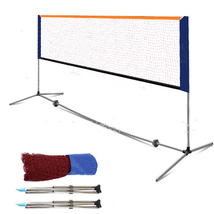 Portable Badminton Net Set 4.1m + Balls