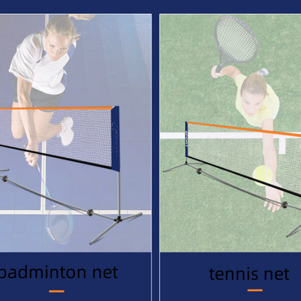 Portable Badminton Net Set 4.1m + Balls