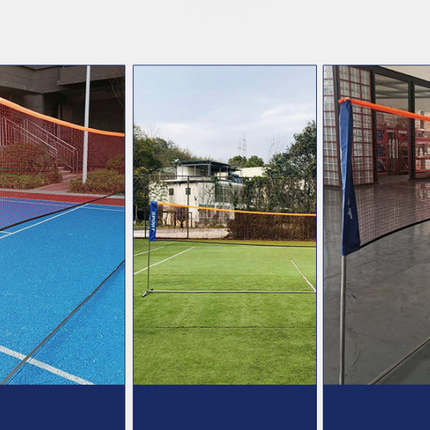 Portable Badminton Net Set 4.1m + Balls