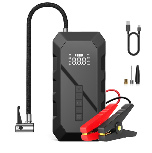 Car Jump Starter with Air Compressor 12000mAh