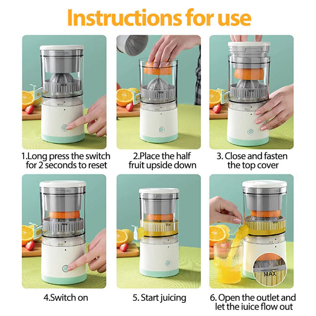 Electric Citrus Juicer Orange Lemon Juice Fruit Squeezer Press Machine Extractor - salelink.co.nz