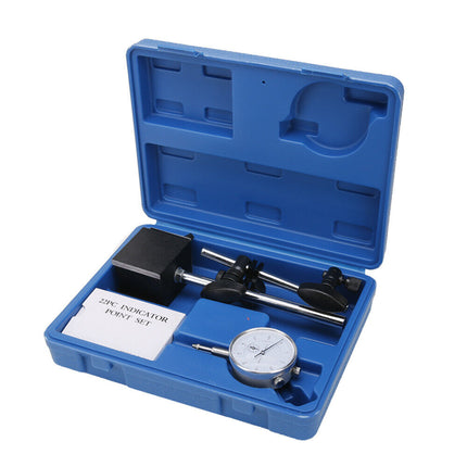 Dial Indicator Gauge Magnetic Base 0-10mm 60KG 22 Indicator Point Set - salelink.co.nz