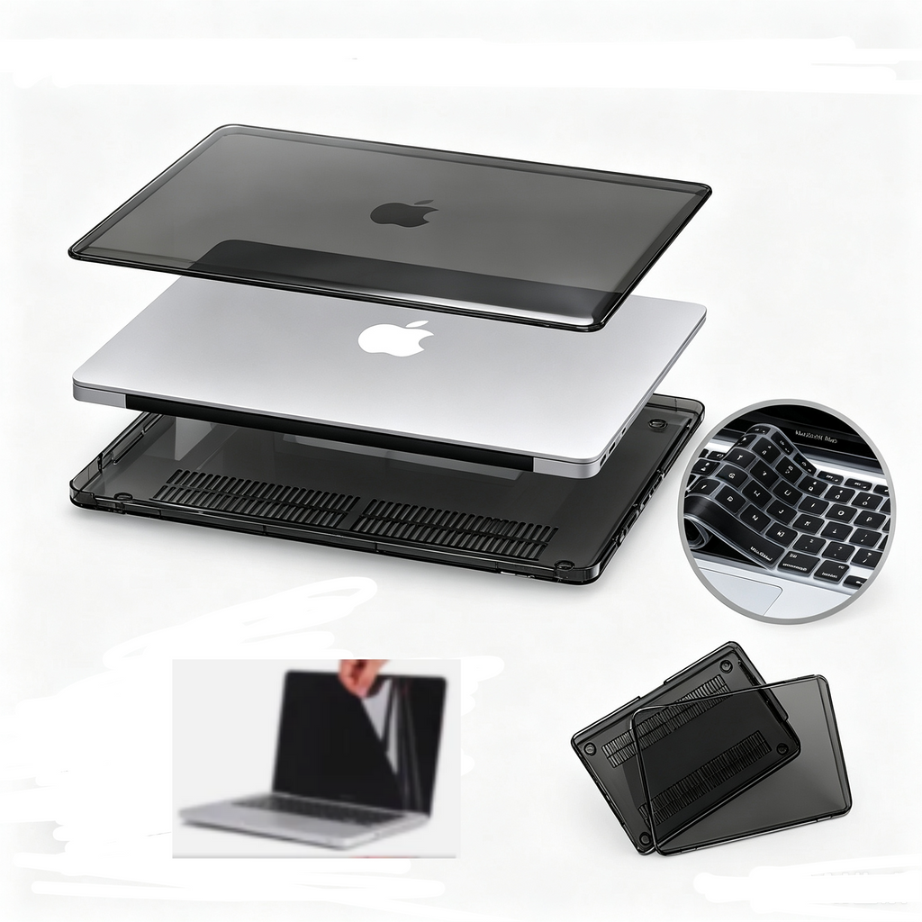 For Macbook 2026 Neo 13" A3404 PC Shell Case Cover Keyboard & Screen Protector