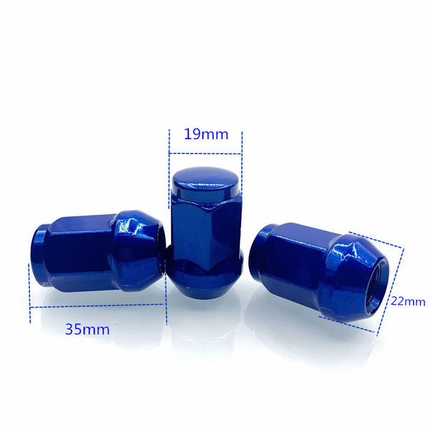 20PCS Wheel Nuts M12x1.5 - Blue