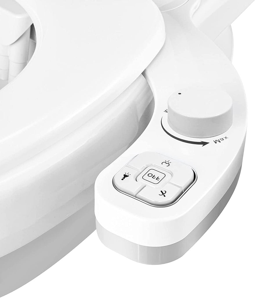 Bidet Toilet Seat Attachment - Left Hand Control